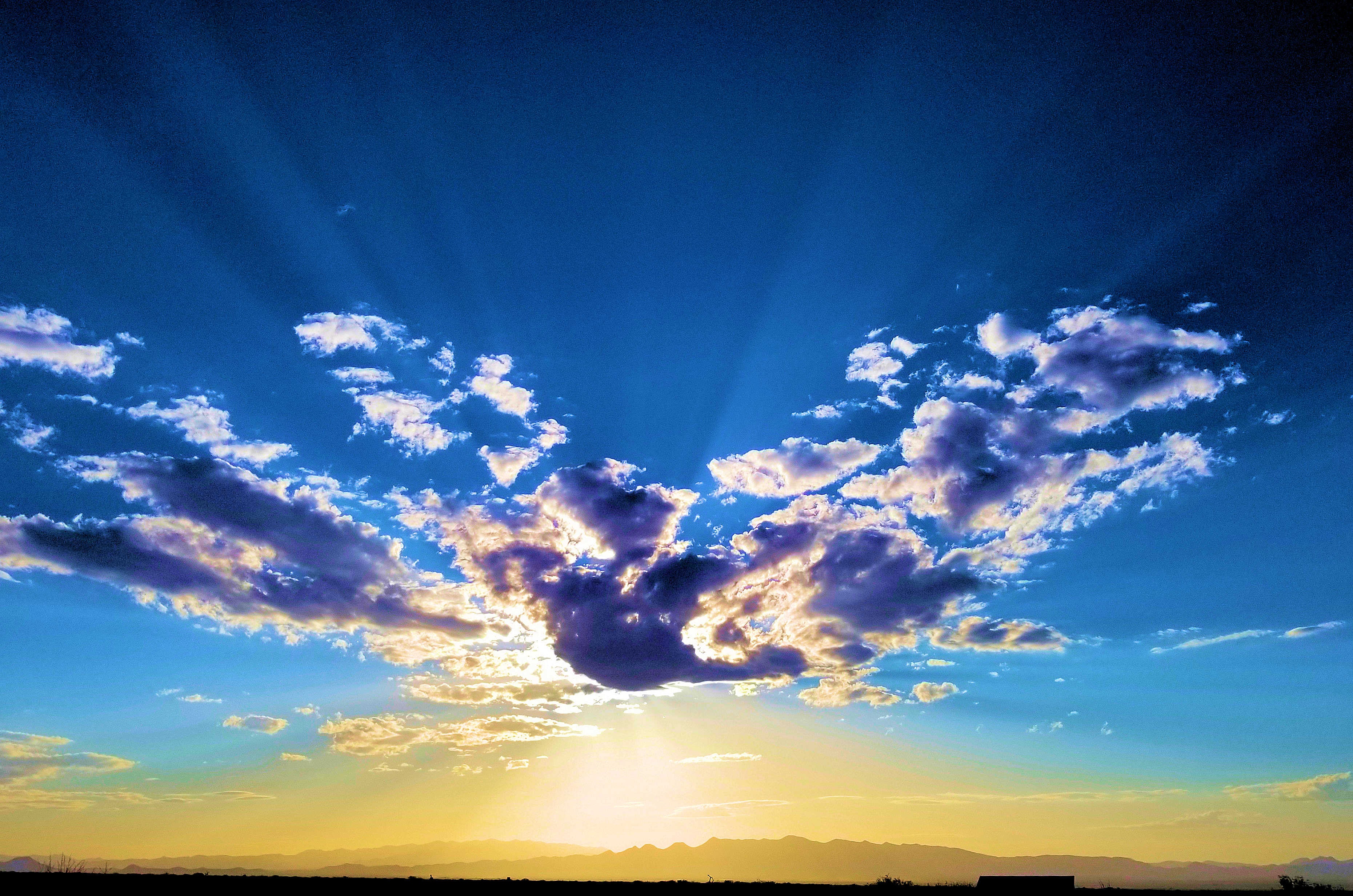 July 2018 sunrise over Hofmann Vineyards