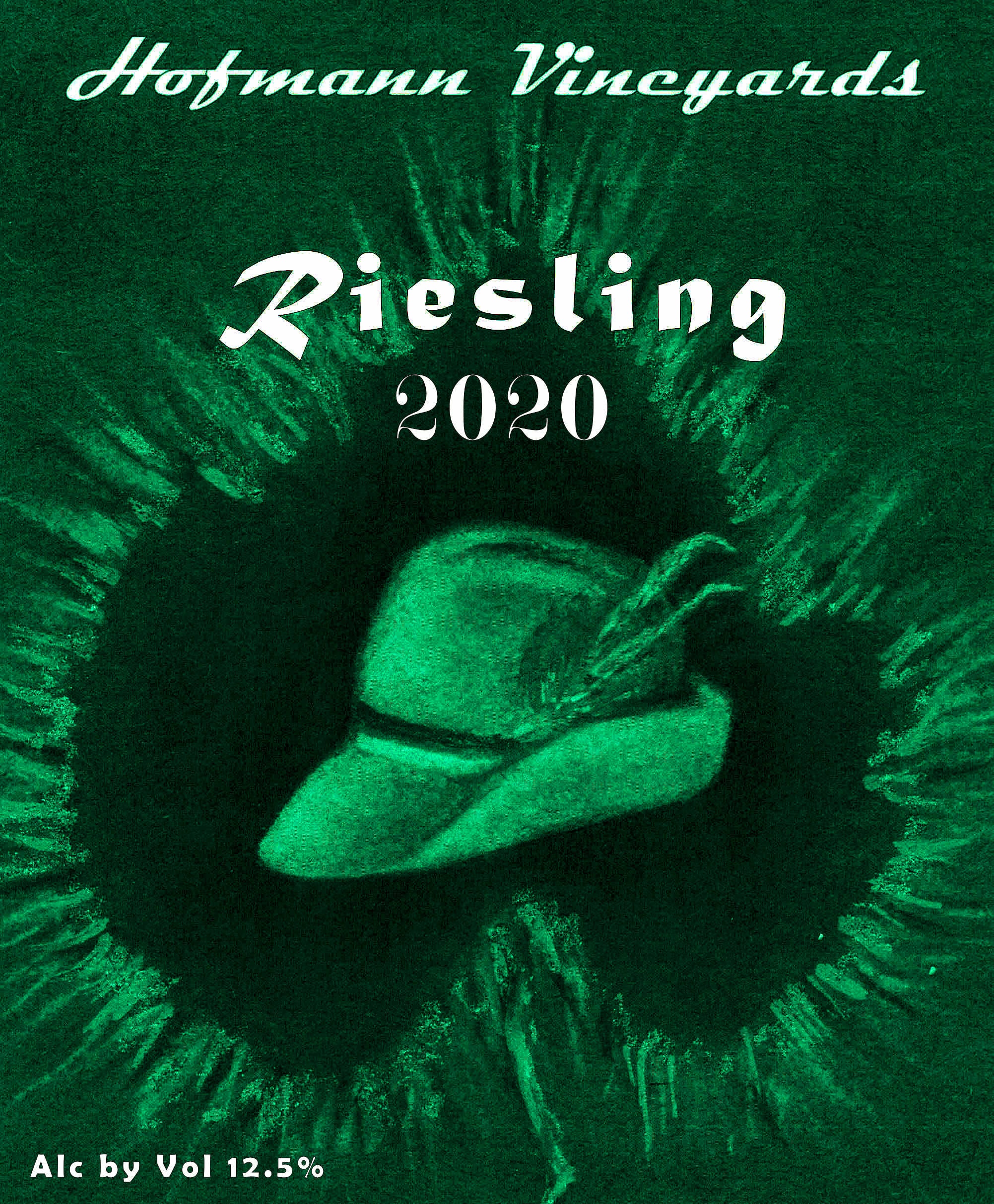 Hofmann Vineyards Riesling 2020 wine label